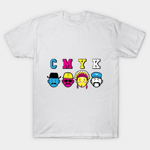 CMYK! T-Shirt by EnoshBT